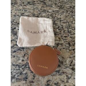 Samara Brown Circle Jewelry Case Travel